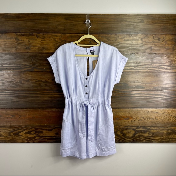 Patagonia Romper Beluga Organic Cotton New - Picture 3 of 10